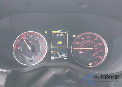 2018 Subaru Impreza 2.0I Sport из США, поврежденный, VIN 4S3GKAK65J1603098